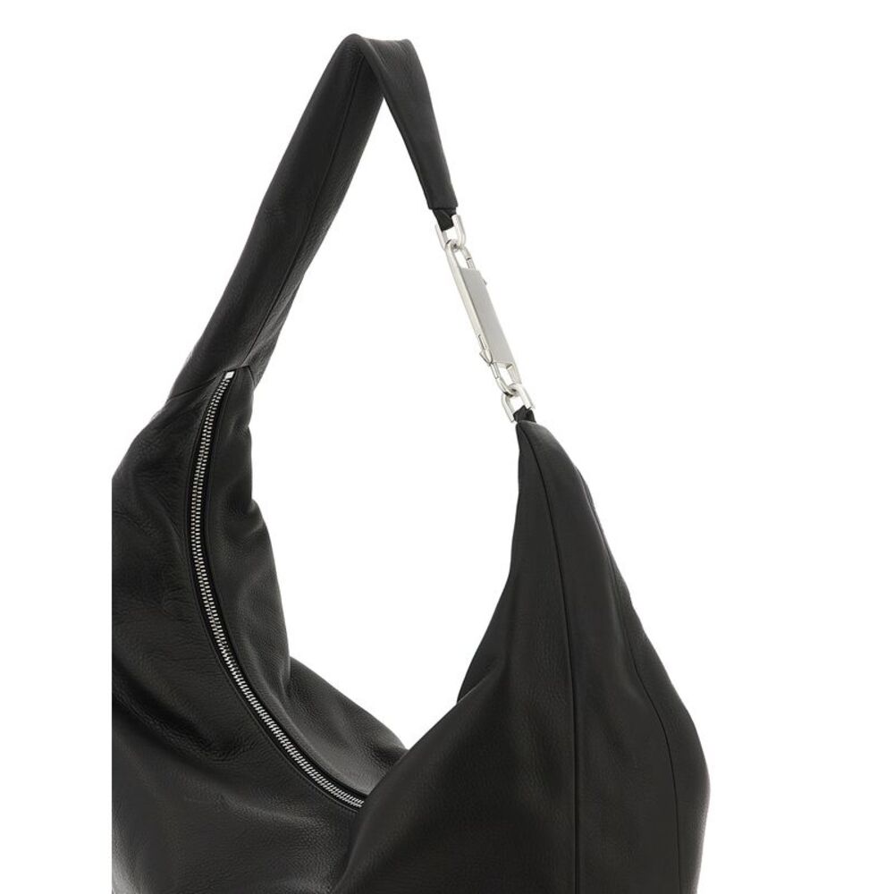 Rick Owens Black Calfskin Shoulder Women's Bag - Picture 3 of 4